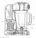 Fig. 01 - High-speed blending blade for a food processing appliance