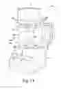 Fig. 15 - Food processing device with an externally operated adjustment mechanism