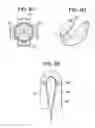 Fig. 17 - Composite vertebral spacers and instrument