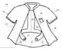 Fig. 01 - Garment with integral orthopedic support structure