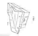 Fig. 10 - Lightweight casket having foldable features