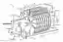 Fig. 01 - Rotary disc filter with automatic integrated backwash and chemical cleaning system