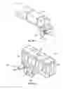 Fig. 47 - Instrument and cartridge for performing assays in a closed sample preparation and reaction system employing electrowetting fluid manipulation