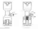 Fig. 09 - Method of separating biological fluids into component parts using a fluids concentration cup assembly with hourglass shape