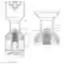 Fig. 10 - Method of separating biological fluids into component parts using a fluids concentration cup assembly with hourglass shape
