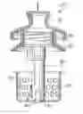 Fig. 01 - Bathtub drain stopper assembly and screen