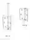 Fig. 02 - TAMPER RESITANT HINGE PIN RETENTION