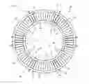 Fig. 03 - Mixed stator for an axial turbine engine compressor