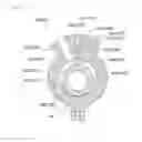 Fig. 03 - Rotary compressor with silicon dioxide