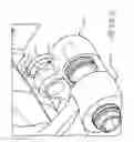 Fig. 06 - Shared anchor bracket for a disc brake assembly having separate service and parking brake assemblies