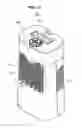 Fig. 13 - Appliance for dehumidification and multi-function appliance for dehumidificaton or humidification