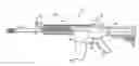Fig. 01 - Automatic or semi-automatic rifle