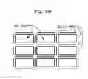Fig. 19 - Method and means to prevent dark lines within the image space of lighted billboards and other public display devices
