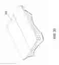 Fig. 34 - Adjustable and foldable shoulder rest for violin or viola