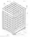 Fig. 01 - Rack for underwater storage of spent nuclear fuel