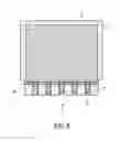 Fig. 06 - Light-emitting device with alternating arrangement of anode pads and cathode pads