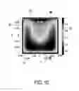 Fig. 11 - Light-emitting device with alternating arrangement of anode pads and cathode pads