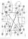 Fig. 13 - Distributed determination of routes in a vast communication network
