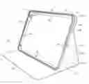 Fig. 01 - Molded shock resistant case for an electronic device