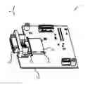 Fig. 01 - Printed circuit board assembly with ferrite for medical device