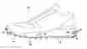 Fig. 01 - Outsole with grip reduction extension members
