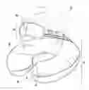 Fig. 01 - HEAD REST FOR SUPPORTING A PERSON'S HEAD WHEN RESTING IN A CHAIR