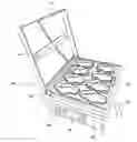 Fig. 01 - Cooking assembly comprising a flexible ring conformable to predeterminedly shaped templates of a cooking station for providing cooked foods with predeterminedly different shapes, and the cooking station employing the cooking assembly
