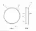 Fig. 02 - Cooking assembly comprising a flexible ring conformable to predeterminedly shaped templates of a cooking station for providing cooked foods with predeterminedly different shapes, and the cooking station employing the cooking assembly