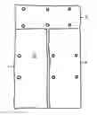 Fig. 01 - Press and Go Shower Drape and Liner
