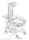 Fig. 03 - Infant warming device with integrated touch screen and display isolation mounting