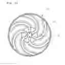 Fig. 18 - Foundation container provided with discharge pump having short stroke distance and content spreading member
