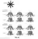 Fig. 66 - Deterministic assembly of complex, three-dimensional architectures by compressive buckling