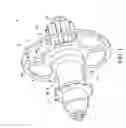 Fig. 02 - Single Shell Bicycle Hub with Enlarged Drive-Side Flange