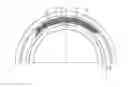 Fig. 01 - Pneumatic tire with side wall decorative portion