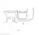 Fig. 11 - TRUNK ROOM MOUNTING STRUCTURE OF HYBRID VEHICLE
