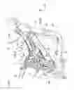 Fig. 04 - Harness routing structure for saddled vehicle