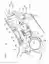 Fig. 10 - Harness routing structure for saddled vehicle