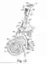 Fig. 13 - Foldable motorized bicycle