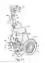 Fig. 16 - Foldable motorized bicycle