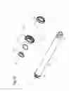 Fig. 09 - Wheel securing axle and bicycle hub assembly