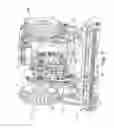 Fig. 08 - Self-propelled, single-stage snowthrower