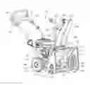 Fig. 01 - Rotor and rotor housing for a snowthrower