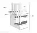 Fig. 01 - System to deter external climbing of open stairs