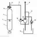 Fig. 01 - Booster device comprising a hydraulic motor driving a booster pump