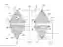 Fig. 10 - Systems and arrangements of three-contact hall-effect devices and related methods