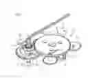 Fig. 02 - Split-seconds device with epicycloidal train for a timepiece