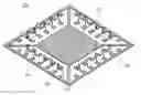 Fig. 01 - Semiconductor device and lead frame having vertical connection bars