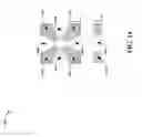 Fig. 15 - Shorted bowtie patch antenna with parasitic shorted patches