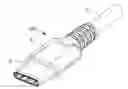 Fig. 01 - Power connector assembly with contacts conveniently soldered to cable wires