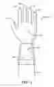 Fig. 02 - GLOVE HAVING A WIDENED CUFF AND WITH FINGER REGIONS THAT INCLUDE A FLEXIBLE HINGE REGION